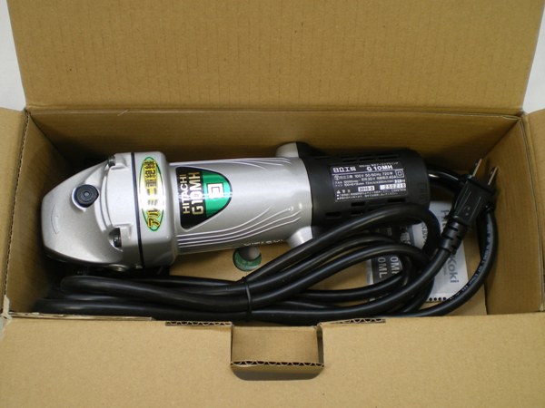 HITACHI 日立電気 ディスクグラインダ G10MH 二重絶縁 100mm 日立工機