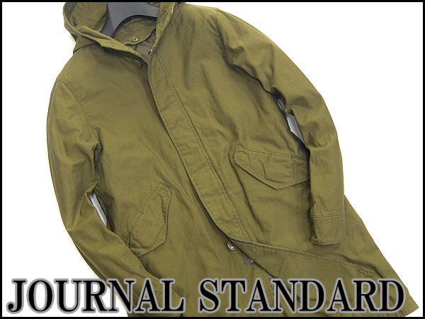 新品ジャーナルスタンダード ライナー付モッズコートM緑☆J9043