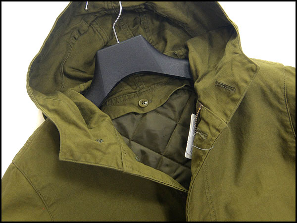 新品ジャーナルスタンダード ライナー付モッズコートM緑☆J9043
