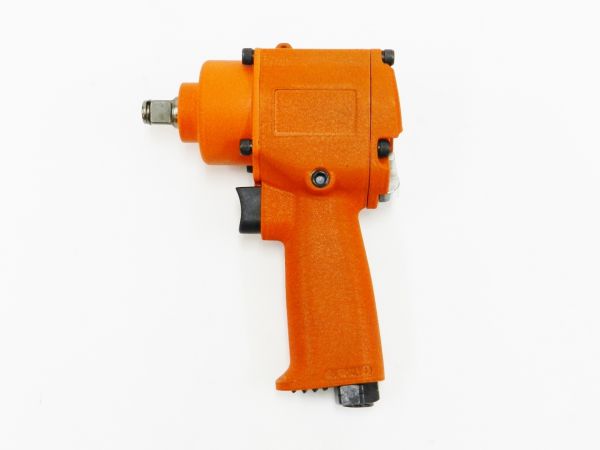 オレンジ】1/2（12.7mm) エアーインパクトレンチ 超小型・超軽量・高