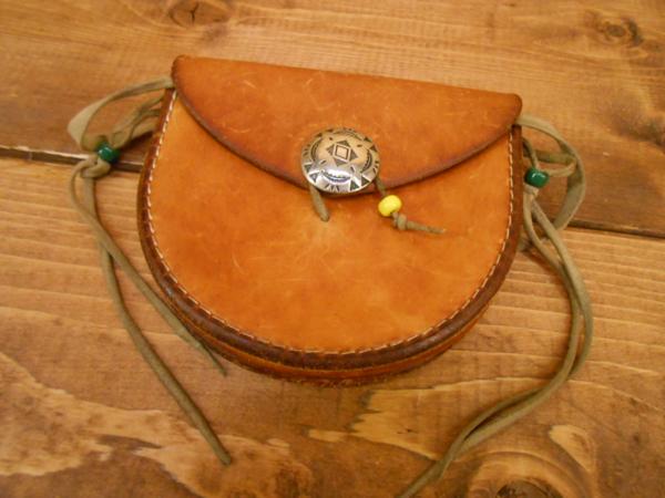 Goros goro'sゴローズサドルレザーメディスンバッグコンチョC756 goro