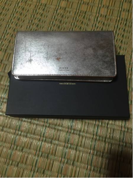 ポーター フォイル FOIL シルバー 箱付き 二つ折り 長財布 ポーター