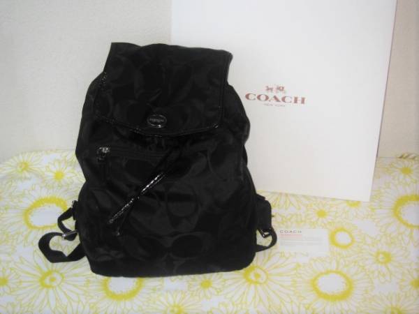 コーチ COACH バックパック リュック - 美品・保存袋付COACH デニム 