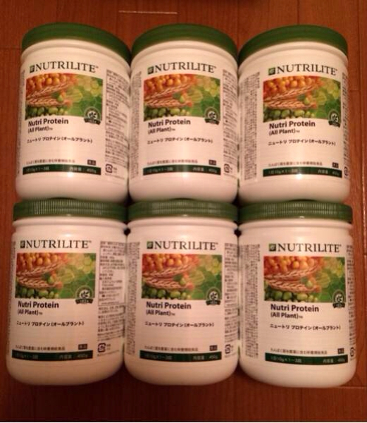 送料無料！ Amway ニュートリ プロテイン (450g) 6個セット