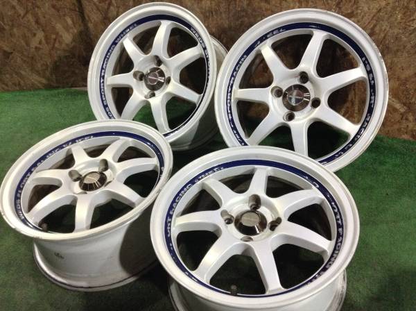 ウェッズスポーツ SA-90☆15×7j 4h PCD100 ヴィッツ bB等4本