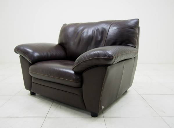 SK501☆美品☆ニコレッティ☆シングルソファ☆1人掛けソファ☆イタリア イタリア□NICOLETTI/ニコレッティ□シングルソファ□総革 検IDC
