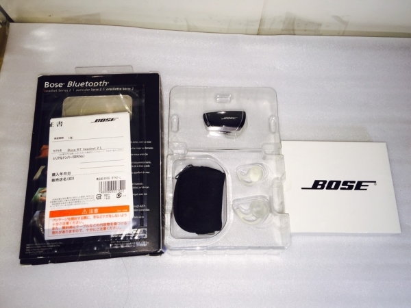 【極美品】BOSE Bluetooth headset Series2 左耳用 超美品☆Bose Bluetooth headset Series2 左耳用 付属品完備 【公式通販】