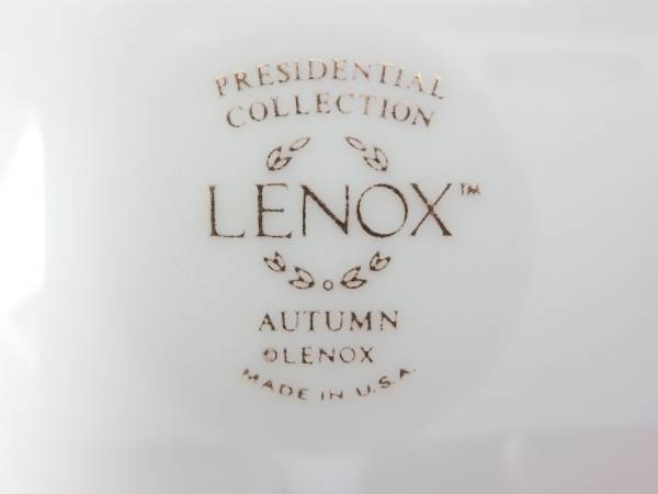 ☆LENOX レノックス AUTUMN オータム プレート 皿 26.8cm 6枚☆ Lenox