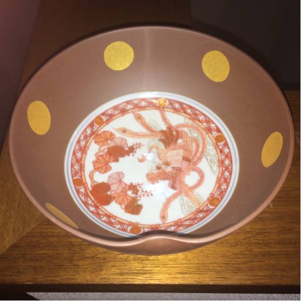 逸品！菓子鉢 九谷 武山 赤絵鳳凰之図
