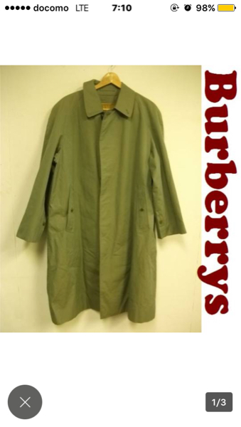Burberry カーキ ステンカラーコート サイズ91/175 Burberrysバーバリーステンカラーコート カーキ 175 メンズ 【公式通販】