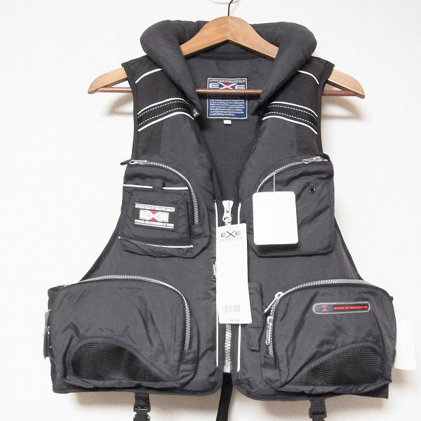未使用 RYOBI フローティングベスト EXE-2650 黒 L