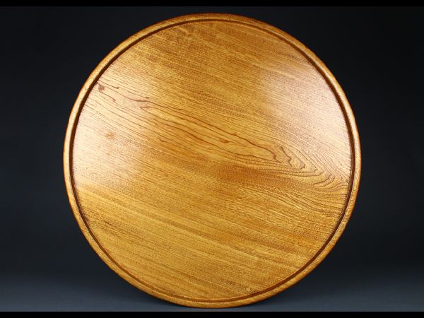 【楓】特大 刳り貫き 丸盆 長径76.8ｃｍ DA115