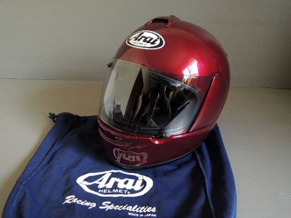 Arai アライ VECTOR ヘルメット フルフェイス 59-60 袋付 美品 Arai