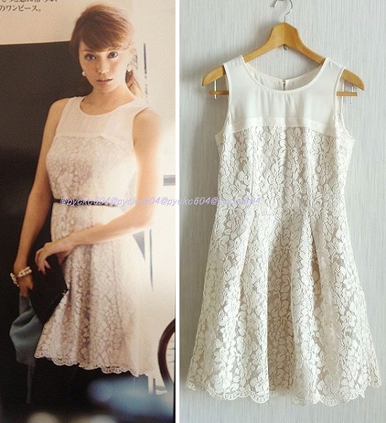 新品 アプワイザーリッシェ　キラキラレースワンピース　ワンピ