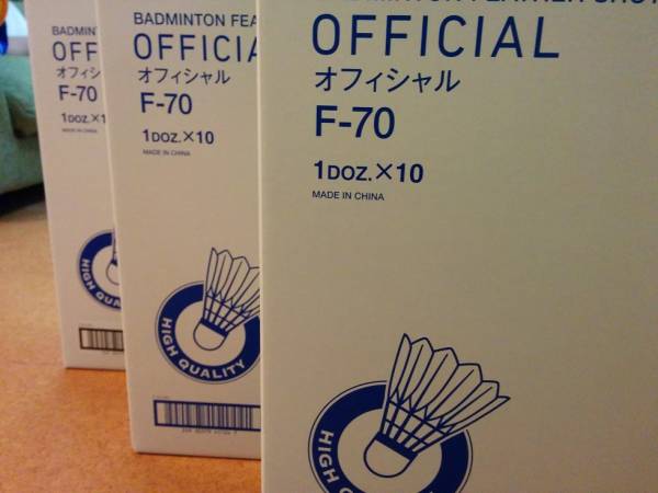 ☆送料無料★バドミントン中古シャトル3（OFFICIAL）360個＋30個