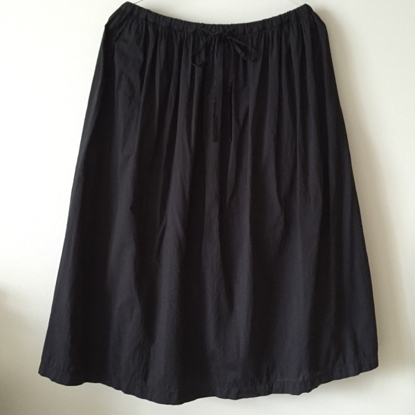 送料込☆ ネストローブ nest Robe ふんわりスカート 黒 toujours