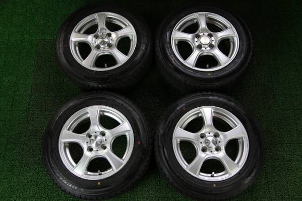 13年製 DUNLOP DSX-2 165/70R14 アルミ付スタッドレス4本SET