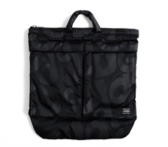 新品 未使用 ギャルソン×ポーター ヘルメットバック 黒 Lサイズ