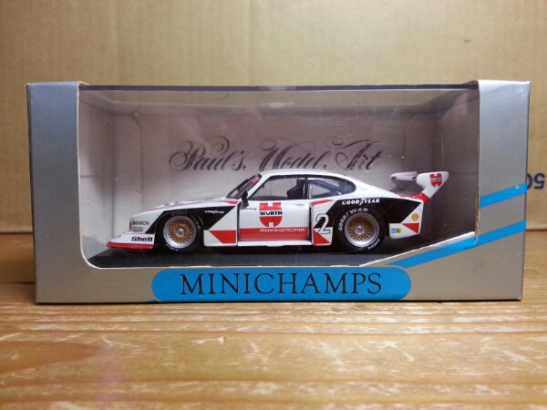 Miniature Minichamps Ford Capri GR.5 1981 – Würth – Échelle 1:43 – Occasion