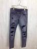 CHEAP MONDAY◆スキニーパンツ/27/コットン/BLK/ダメージ加工/…