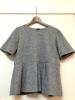 【美品】プラステ PLST 半袖 ペプラム切替カットソー