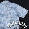 送料250円│Callawayキャロウェイ★半袖アロハシャツ L