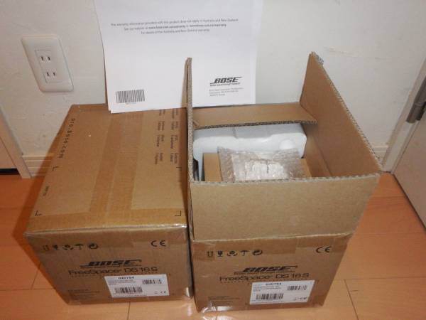 BOSEスピーカーDS16S(白)～2本セット ボーズ(同) BOSE
