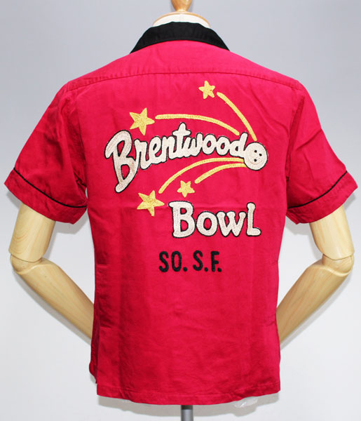 東洋 キングルイ ボーリングシャツ Brentwood Bowl 美品 S キングルイ