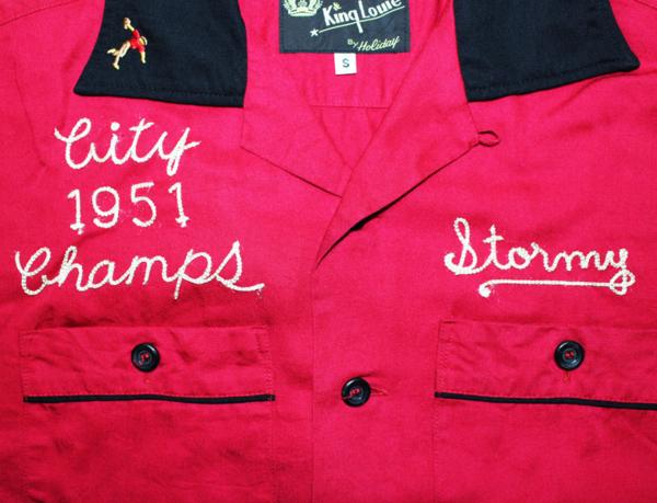 東洋 キングルイ ボーリングシャツ Brentwood Bowl 美品 S キングルイ