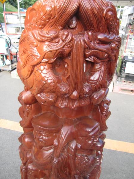 置物 木製 七福神 木彫り 和風 仏具☆t111