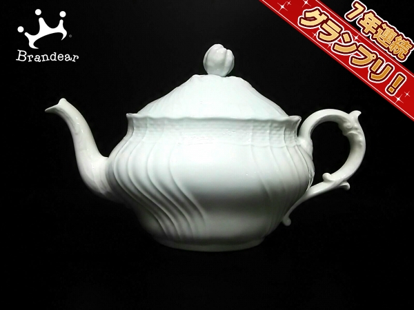 リチャードジノリ 食器 新品同様 白 ティーポット 陶器