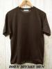 ISSEY MIYAKE MEN 半袖 ラグラン ストレッチ カットソー 濃茶 L