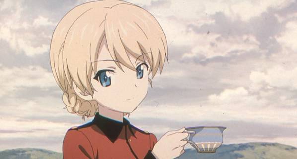 劇場版 ガールズ&パンツァー フィルム　ダージリン　口変化