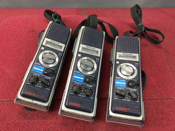 National RJ-480D CB/8chトランシーバー 3台セット◇ジャンク品