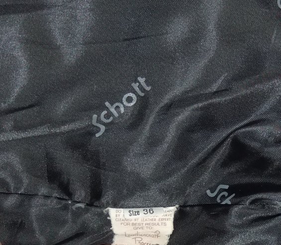 ◇即決！☆schott【36】642黒シングルライダース ショット