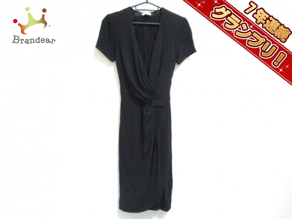 イッサロンドン ワンピース US4 レディース 美品 黒 ISSA LONDON