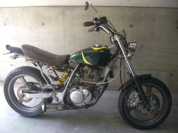 セロー225 スーパートラップマフラー ダウンマフラー 手渡し歓迎 1KH