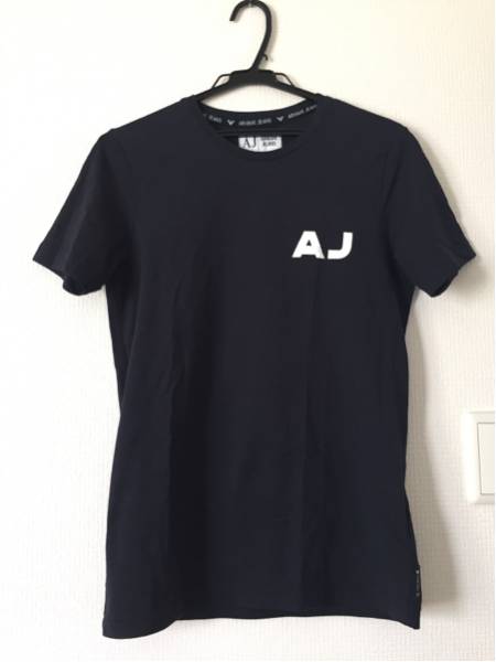 アルマーニジーンズTシャツ☆美品☆ARMANIJEANSネイビーS