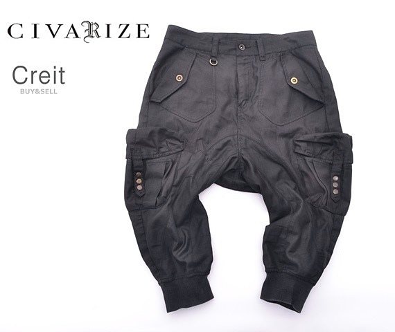 JP5■春夏☆シヴァーライズ CIVARIZE クロップドパンツ サイズ46