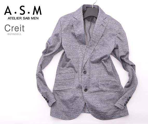 R11■新品◆春夏☆A.S.M アトリサブメン リネン混 ジャケット 52