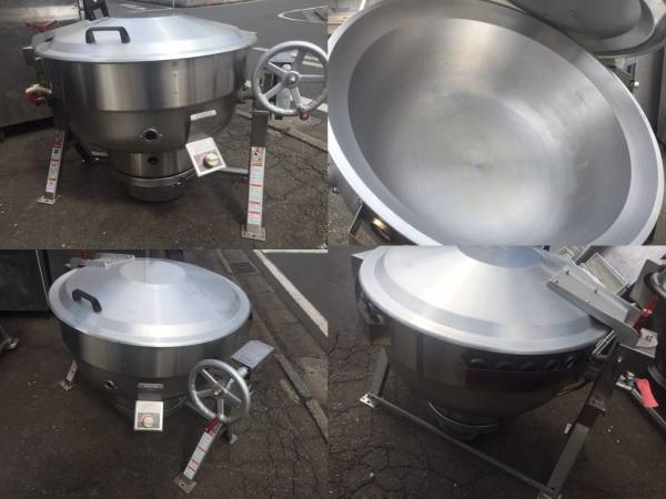 桐山工業株式会社 ガス回転釜 業務用 桐山工業 中古 KGS-30 KIG2X-15 