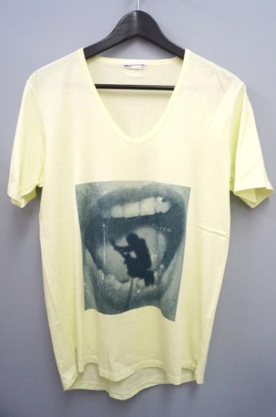 ラッドミュージシャン HEAVEN フォトプリントTシャツ 42 黄 半袖