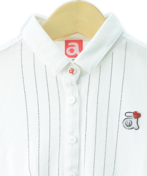 $/70%OFF/美品/アルチビオ/2014SS/半袖ポロシャツ/白/38