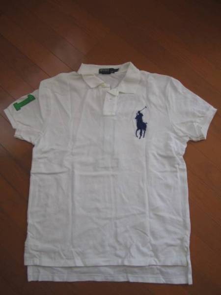 ラルフローレン　ポロシャツ　ビッグポニー　XL　白