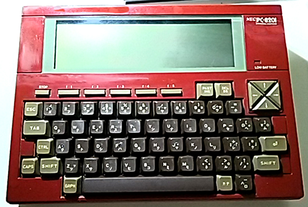 NEC PC-8201ハンドヘルドコンピューター（ジャンク品）