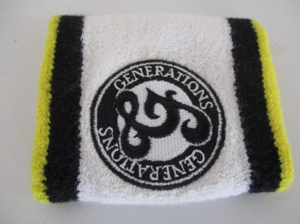GENERATIONS 夢者修行 マフラータオル 黒 GENERATONS 夢者修行タオル GENERATIONS 夢者修行 マフラータオル 黒