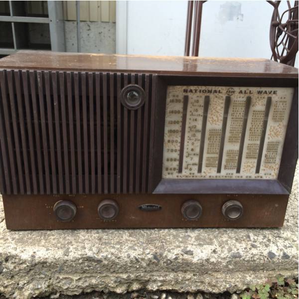 松下電器 真空管ラジオ Yahoo!オークション - QA-700型ラジオ 昭和