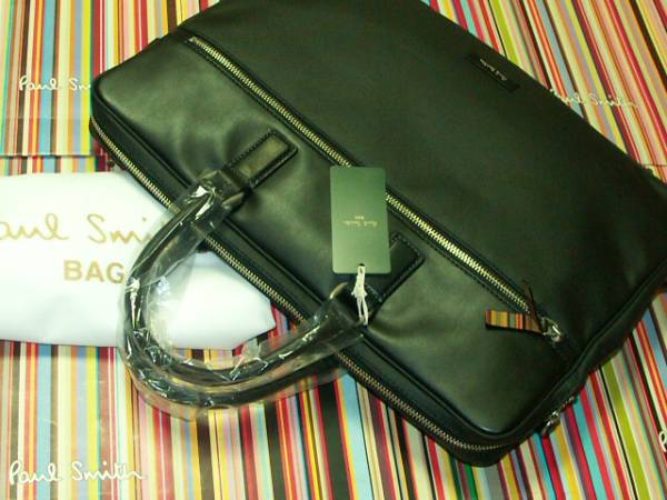 441ｆ◇新品正規/ポールスミス　マルチジップ人気ビジネスバッグ