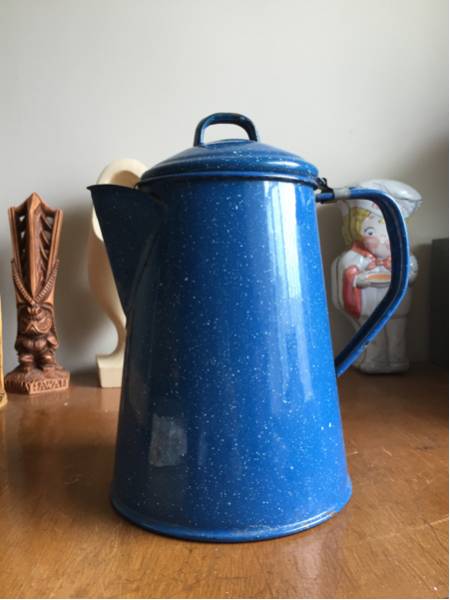 Vintage/フランス製/ホーロー/ポット/ケトル/Antique/Coffee 食器