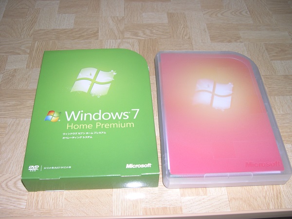 Windows7 Home Premium 製品版